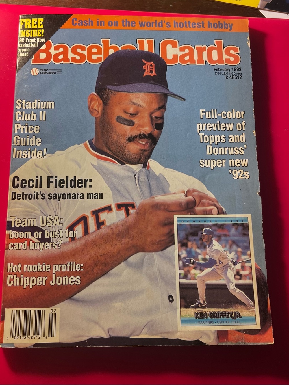 Baseball Cards Magazine February 1991 Kirby Puckett Paul Molitor Collector Cards